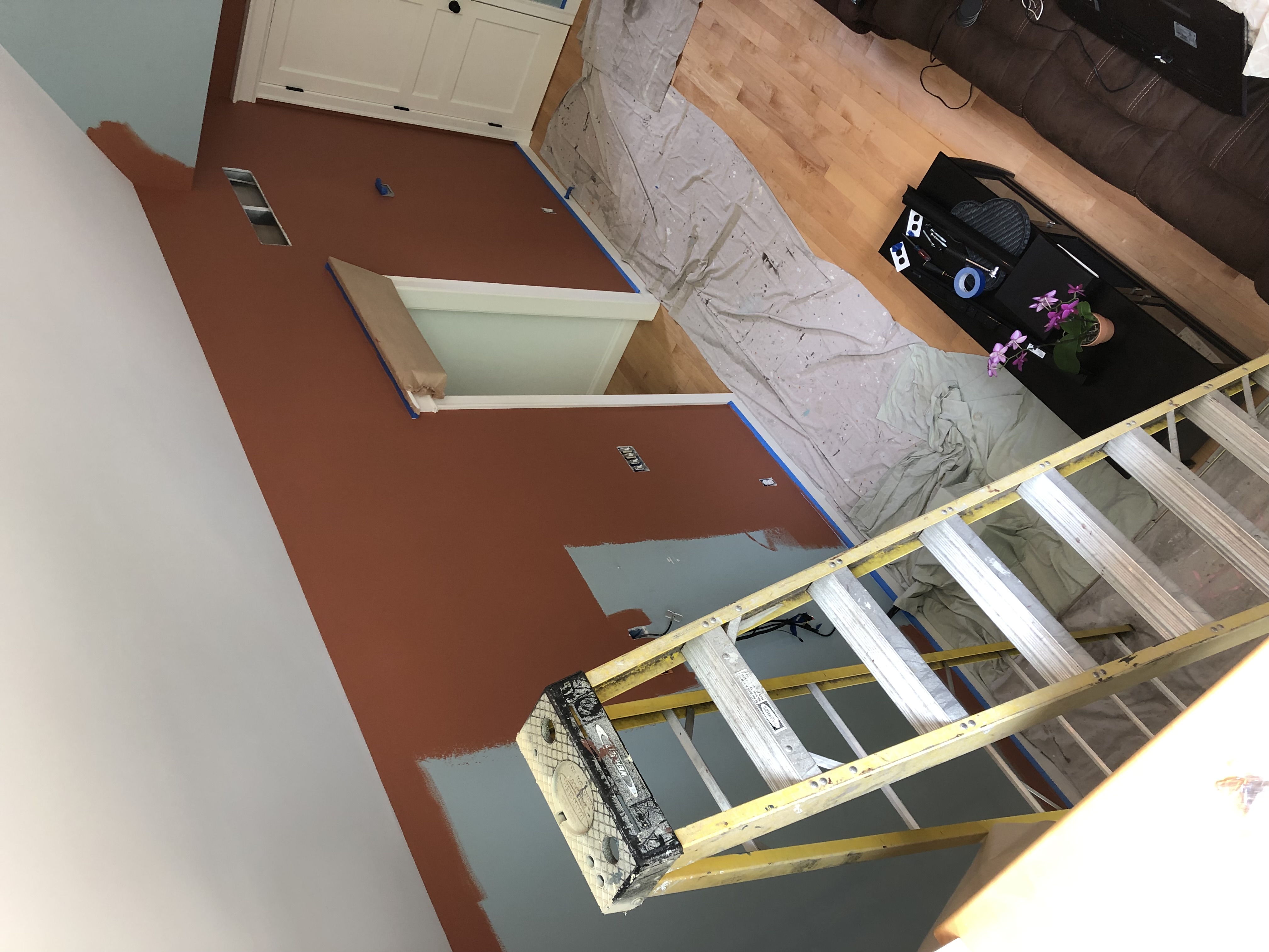 Interior wall painting