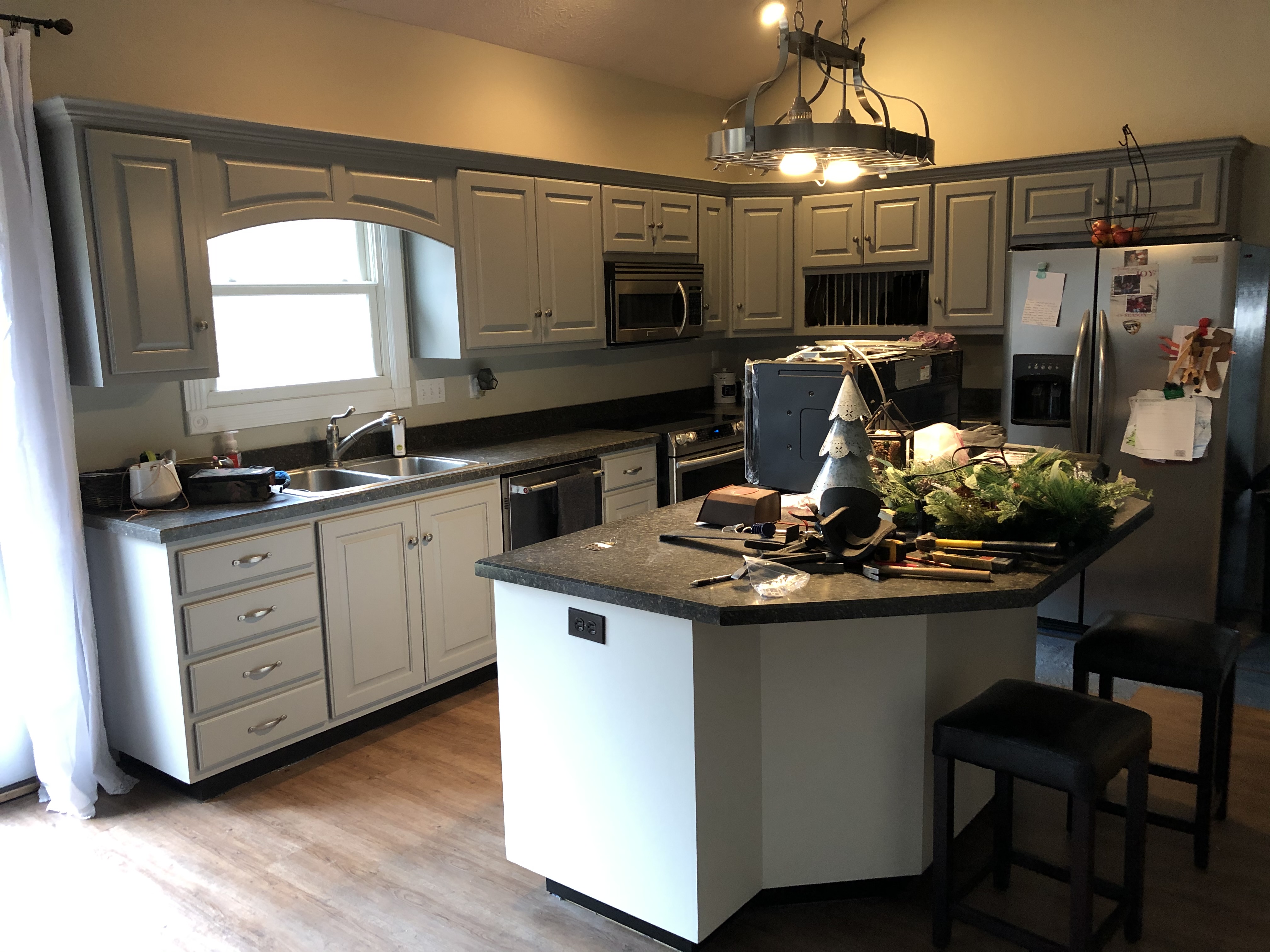 Kitchen cabinet refinishing