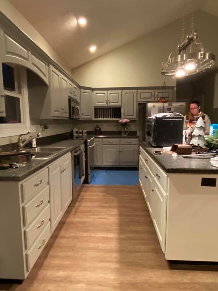 Kitchen cabinet refinishing