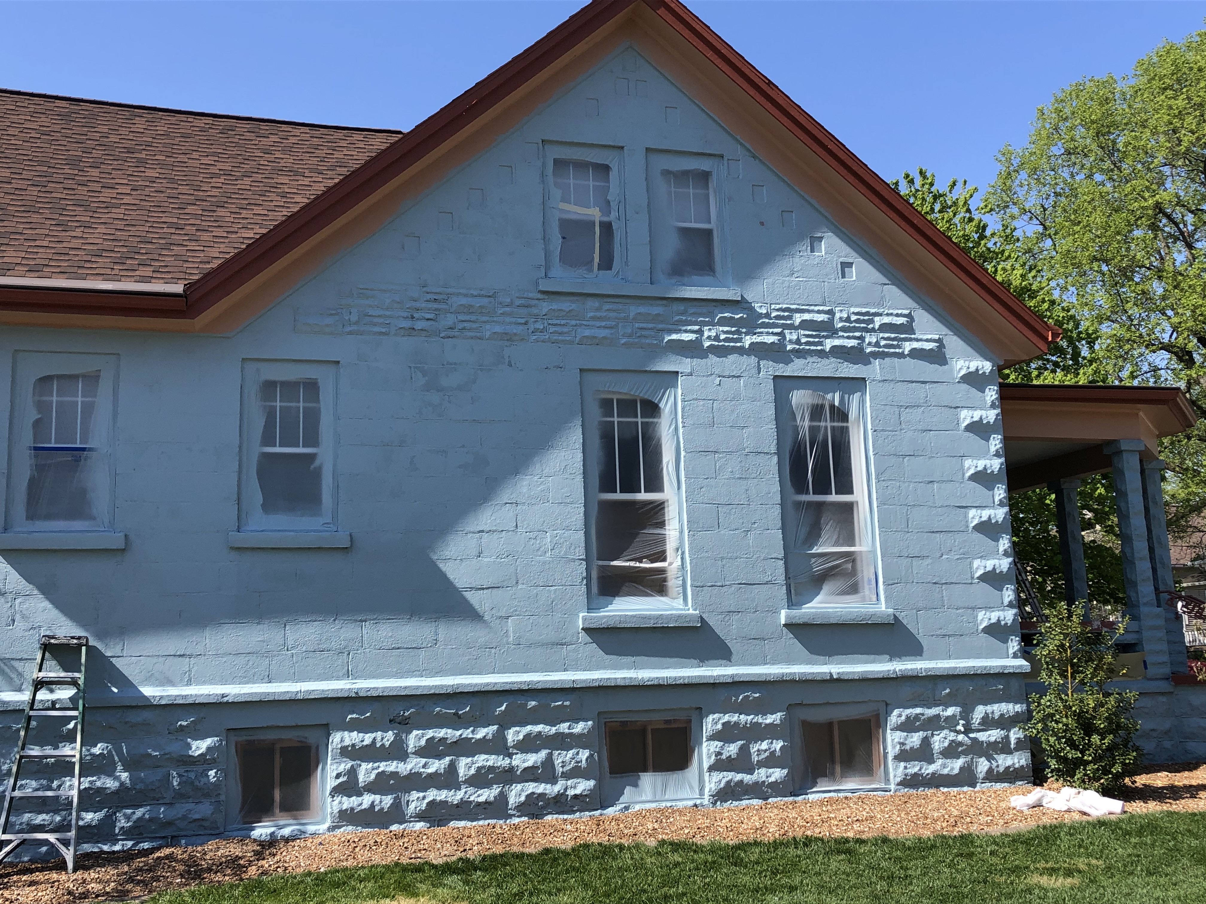 Historic home exterior repaint